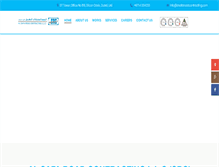 Tablet Screenshot of alsafaroadcontracting.com